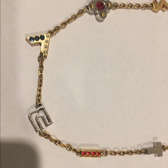 Long Louis Vuitton love letters necklace - Picture 5 of 8